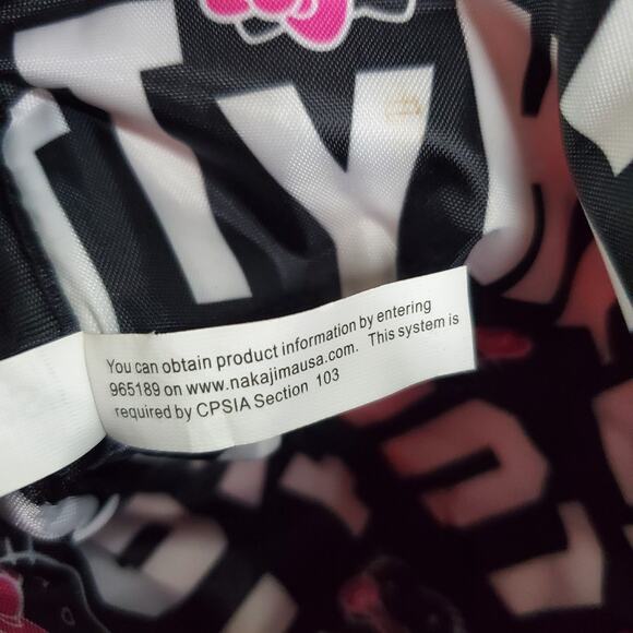 Sanrio Hello Kitty PINK Cosmetic Metal emble Pouch Bag Purse zip Closure Clutch - Picture 10 of 14